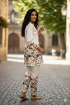 Ivory Women's Floral Print Co-Ord Set
