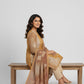 Mustard & Rust Floral Print Kurta Set with Dupatta