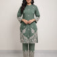 Sage Green Embroidered suit