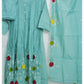 Blue Chanderi Cotton Suit Set