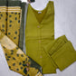 Olive Green Cotton 3 piece Set