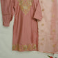 Blush Gold Chanderi Afghani Suit Set